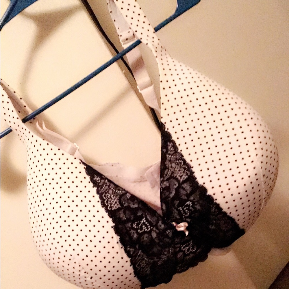 Lane Bryant Lace & Polka Dot Bra